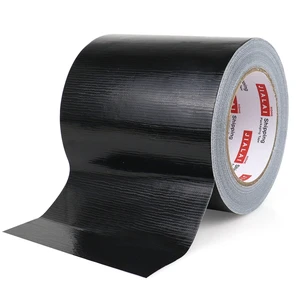 Wide Duct Tape, Industrial Grade 30Yards (90 ft) Wide Tape 5'' Duct, 9 Mil Heavy-Duty, Waterproof, Strong, Flexible, No Residue, for Crafts & Home Improvement (Black, 5'' x 90ft) Wide Duct Tape, Industrial Grade 30Yards (90 ft) Wide Tape 5'' Duct, 9 Mil Heavy-Duty, Waterproof, Strong, Flexible, No Residue, for Crafts & Home Improvement (Black, 5'' x 90ft)