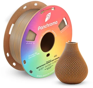 Panchroma Matte PLA Filament 1.75mm, 1kg, Dual Foggy Orange High Speed 3D Printing Filament Fits for Most FDM 3D Printers, Smooth Finish & Hide Layer Lines, Grey-Orange Panchroma Matte PLA Filament 1.75mm, 1kg, Dual Foggy Orange High Speed 3D Printing Filament Fits for Most FDM 3D Printers, Smooth Finish & Hide Layer Lines, Grey-Orange