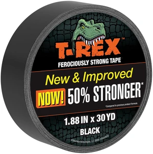 Tape Heavy Duty Duct Tape with UV Resistant & Waterproof Backing for Ferociously Strong Repairs, 1.88" x 30 yd, Black, 1 Roll Tape Heavy Duty Duct Tape with UV Resistant & Waterproof Backing for Ferociously Strong Repairs, 1.88" x 30 yd, Black, 1 Roll