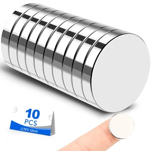 Small Magnets, 10 Pack Refrigerator Magnets 20x3mm Rare Earth Magnets Neodymium Magnets for Crafts, Whiteboard, Kitchen Cabinet Small Magnets, 10 Pack Refrigerator Magnets 20x3mm Rare Earth Magnets Neodymium Magnets for Crafts, Whiteboard, Kitchen Cabinet