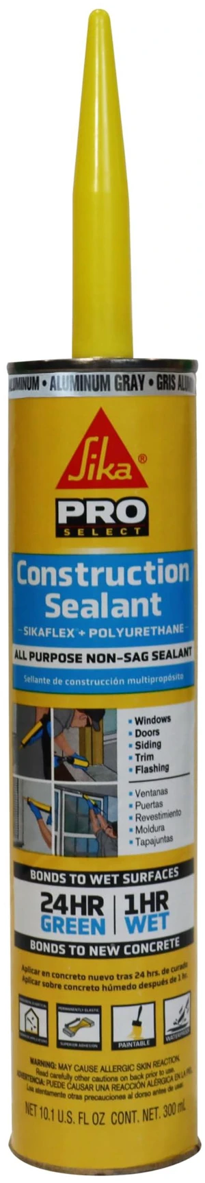 flex Construction Sealant - Aluminum Gray, Paintable Polyurethane, All-Purpose for Sealing Joints & Gaps, 10.1 fl. oz Cartridge - Weatherproof, Durable, Self-Leveling, Non-Corrosive flex Construction Sealant - Aluminum Gray, Paintable Polyurethane, All-Purpose for Sealing Joints & Gaps, 10.1 fl. oz Cartridge - Weatherproof, Durable, Self-Leveling, Non-Corrosive