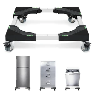 Furniture Dolly Adjustable Mini Fridge Stand with Wheels Washing Machine Stand Mobile Roller with 4 Locking Swivel Wheel Universal Mobile Base Moving Cart for Dryer Refrigerator Furniture Dolly Adjustable Mini Fridge Stand with Wheels Washing Machine Stand Mobile Roller with 4 Locking Swivel Wheel Universal Mobile Base Moving Cart for Dryer Refrigerator
