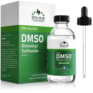 DMSO Liquid 99.95% Pure Dimethyl Sulfoxide, 8 oz,with Dropper Glass Bottle 99.95% Ultra High Purity DMSO Liquid,Undiluted,Nearly Odorless Formula,Large Size Clear Glass Bottle with Precision Dropper DMSO Liquid 99.95% Pure Dimethyl Sulfoxide, 8 oz,with Dropper Glass Bottle 99.95% Ultra High Purity DMSO Liquid,Undiluted,Nearly Odorless Formula,Large Size Clear Glass Bottle with Precision Dropper