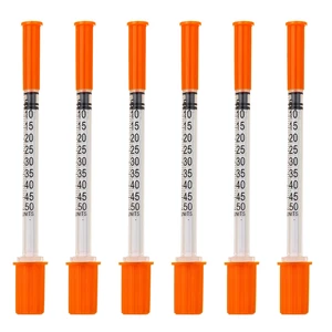 100 Pack U-100 0.5ML with 31 Ga 1/4 Inch,Individually Sealed,1/2 milliliters 100 Pack U-100 0.5ML with 31 Ga 1/4 Inch,Individually Sealed,1/2 milliliters