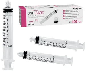 Luer-Lock Syringe, 10 mL, 100 Count, Blister-Packed Secure Luer-Lock Tip, Precise Dosing Graduation, High-Transparency Barrel, Smooth Plunger Action Luer-Lock Syringe, 10 mL, 100 Count, Blister-Packed Secure Luer-Lock Tip, Precise Dosing Graduation, High-Transparency Barrel, Smooth Plunger Action