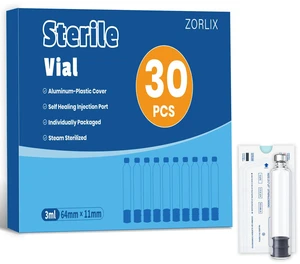 30 Pack 3ml Peptide Pen Cartridge 3ml Pen Cartridge compatible with V1 & V2 Pens, individually Wrapped 30 Pack 3ml Peptide Pen Cartridge 3ml Pen Cartridge compatible with V1 & V2 Pens, individually Wrapped