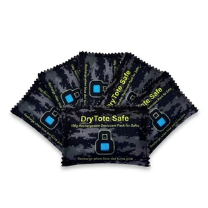 Gun Safe Dehumidifier, Rechargeable Silica Gel Desiccant Packs (5 x 100g), Color Indicating Moisture Absorber for Gun Safes, Ammo Cans, Cabinets & Valuables, Reusable, No Power Needed Gun Safe Dehumidifier, Rechargeable Silica Gel Desiccant Packs (5 x 100g), Color Indicating Moisture Absorber for Gun Safes, Ammo Cans, Cabinets & Valuables, Reusable, No Power Needed