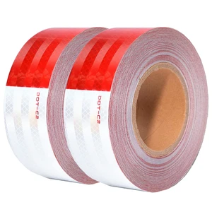 DOT-C2 Reflective Tape 2 Inch x 200 Feet Red White Reflective Tape Outdoor Waterproof Conspicuity Strong Adhesive Reflector Tape Warning Safety Tape for Vehicles Trailers Boats Signs DOT-C2 Reflective Tape 2 Inch x 200 Feet Red White Reflective Tape Outdoor Waterproof Conspicuity Strong Adhesive Reflector Tape Warning Safety Tape for Vehicles Trailers Boats Signs