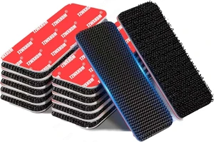 8 Sets Heavy Duty Hook and Loop Strips with Super Adhesive 1.2×3.2in,Strong Hold Indoor/Outdoor Mount on Wall, Glass, Tile, Metal, Wood, Waterproof, Heat-Resistant, for Rugs/Cables/Car 8 Sets Heavy Duty Hook and Loop Strips with Super Adhesive 1.2×3.2in,Strong Hold Indoor/Outdoor Mount on Wall, Glass, Tile, Metal, Wood, Waterproof, Heat-Resistant, for Rugs/Cables/Car