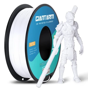 PETG Filament 1.75mm 1kg (2.2lb), White Filament PETG for 3D Printer, ±0.02mm Accuracy, High Precision, Strong Toughness, Neatly Wound & Moistureproof, Non-Clogging&Non-Stringing, White PETG Filament 1.75mm 1kg (2.2lb), White Filament PETG for 3D Printer, ±0.02mm Accuracy, High Precision, Strong Toughness, Neatly Wound & Moistureproof, Non-Clogging&Non-Stringing, White