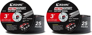 Metal Cut Off Wheels 3 x 1/16 x 3/8-Inch, 50-Pack Metal Cut Off Wheels 3 x 1/16 x 3/8-Inch, 50-Pack