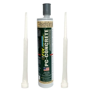 72561 -Concrete Two-Part Epoxy Adhesive Paste for Anchoring and Crack Repair, 8.6 oz Cartridge, Gray 72561 -Concrete Two-Part Epoxy Adhesive Paste for Anchoring and Crack Repair, 8.6 oz Cartridge, Gray