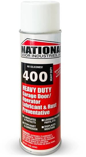 400-HD Heavy-Duty Garage Door Lubricant Spray Rust Preventative with Long-Lasting Hinge & Track Protection 400-HD Heavy-Duty Garage Door Lubricant Spray Rust Preventative with Long-Lasting Hinge & Track Protection