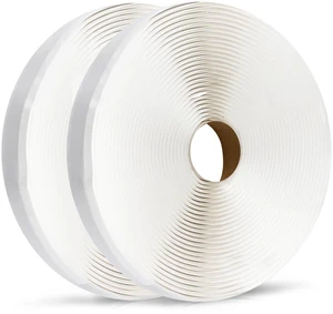 Butyl Tape 1/2 Inch x 33 Feet White 2 Pack Leak Proof Waterproof Seal Strong Adhesion, Non-Hardening, Weather Resistance, Instant Seal for RV Roof Boat Repairs, Fits Most Surfaces, Easy Install Butyl Tape 1/2 Inch x 33 Feet White 2 Pack Leak Proof Waterproof Seal Strong Adhesion, Non-Hardening, Weather Resistance, Instant Seal for RV Roof Boat Repairs, Fits Most Surfaces, Easy Install