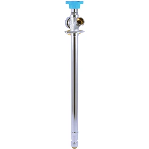 12 Inch Frost Free Sillcock, 1/2 x 3/4 Inch MHT, Push to Connect Brass Plumbing Fitting, PEX Pipe, Copper, CPVC, PE-RT, HDPE, 24636LF 12 Inch Frost Free Sillcock, 1/2 x 3/4 Inch MHT, Push to Connect Brass Plumbing Fitting, PEX Pipe, Copper, CPVC, PE-RT, HDPE, 24636LF