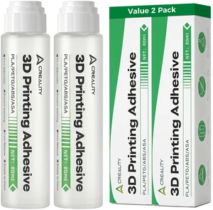 3D Printer Adhesive Glue for Bed Adhesion 80mL Large Capacity Liquid 3D Printer Glue Anti-Warping Low Odor Easy Clean Glue for PLA PETG ABS ASA Fits All FDM 3D Printer (Pack of 2) 3D Printer Adhesive Glue for Bed Adhesion 80mL Large Capacity Liquid 3D Printer Glue Anti-Warping Low Odor Easy Clean Glue for PLA PETG ABS ASA Fits All FDM 3D Printer (Pack of 2)