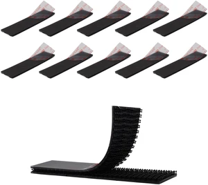 Dual Lock SJ3550 1"x 4" 10PCS Black Reclosable Fastener Heavy Duty Interlocking Tape Mushroom Shaped Sticky Hook Lock Mounting Tape for EZ Pass Holder Indoor Outdoor Use Dual Lock SJ3550 1"x 4" 10PCS Black Reclosable Fastener Heavy Duty Interlocking Tape Mushroom Shaped Sticky Hook Lock Mounting Tape for EZ Pass Holder Indoor Outdoor Use
