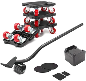 Furniture Mover with Wheels & Aux. Lifter-Connect Dolly 360° Rotation Wheels Furniture Dolly for Moving Sliding Heavy Furniture, Appliances, 660 LB Max Load Capacity Furniture Mover with Wheels & Aux. Lifter-Connect Dolly 360° Rotation Wheels Furniture Dolly for Moving Sliding Heavy Furniture, Appliances, 660 LB Max Load Capacity