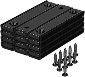 12 Pack Neodymium Bar Magnets 70LB Strong Rare Earth Mounting Magnet Heavy Duty Rectangular Magnet with Countersunk Hole and Steel Capsule Magnets Strips for Home Garage 2.36x0.53x0.2in 12 Pack Neodymium Bar Magnets 70LB Strong Rare Earth Mounting Magnet Heavy Duty Rectangular Magnet with Countersunk Hole and Steel Capsule Magnets Strips for Home Garage 2.36x0.53x0.2in