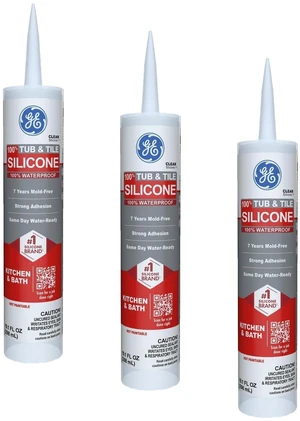 Sealants & Adhesives 612 Tub & Tile Silicone 1 Sealant, 10.1oz, Clear (Pack of 3) Sealants & Adhesives 612 Tub & Tile Silicone 1 Sealant, 10.1oz, Clear (Pack of 3)