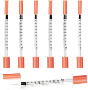 Syringes U-100 1ml 29G 0.5in/13mm, Pack of 100 Comfortable & Accurate Dosing Syringes U-100 1ml 29G 0.5in/13mm, Pack of 100 Comfortable & Accurate Dosing
