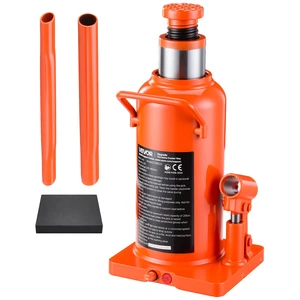 Hydraulic Bottle Jack 20 Ton (44092.5 lbs) 9.65"-18.31" Lifting Range For Construction Vehicle, Heavy-Duty Truck, Bus, Auto Repair and House Lift, Multi-Directional Welded Jack with Long Handle Hydraulic Bottle Jack 20 Ton (44092.5 lbs) 9.65"-18.31" Lifting Range For Construction Vehicle, Heavy-Duty Truck, Bus, Auto Repair and House Lift, Multi-Directional Welded Jack with Long Handle