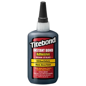 Instant Bond Medium CA Super Glue Jet Black, Ethyl Cyanoacrylate Adhesive 2 Oz. 8211 Instant Bond Medium CA Super Glue Jet Black, Ethyl Cyanoacrylate Adhesive 2 Oz. 8211