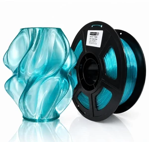 PETG Translucent Blue to Green 3D Printer Filament 1.75mm, Gradient PETG Filament, Glossy Transparent PETG 3D Printing Filament for Vase Mode, Single-Wall Prints, 1kg Spool PETG Translucent Blue to Green 3D Printer Filament 1.75mm, Gradient PETG Filament, Glossy Transparent PETG 3D Printing Filament for Vase Mode, Single-Wall Prints, 1kg Spool
