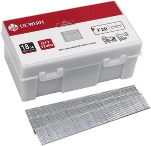 18 Gauge Brad Nails, 12000 Counts 3/4-inch 18 GA Brad Nails, Galvanized Nails for Nail Gun, Finishing Nail Gun Nails for Pneumatic, Electric Brad Nailer Gun 18 Gauge Brad Nails, 12000 Counts 3/4-inch 18 GA Brad Nails, Galvanized Nails for Nail Gun, Finishing Nail Gun Nails for Pneumatic, Electric Brad Nailer Gun
