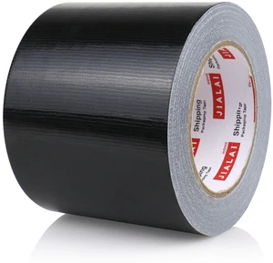 Wide Duct Tape, Industrial Grade 30Yards (90 ft) 4 Inch Black Tape, 9 Mil Heavy-Duty, Waterproof, Strong, Flexible, No Residue, for Crafts & Home Improvement (Black, 4'' x 90ft) Wide Duct Tape, Industrial Grade 30Yards (90 ft) 4 Inch Black Tape, 9 Mil Heavy-Duty, Waterproof, Strong, Flexible, No Residue, for Crafts & Home Improvement (Black, 4'' x 90ft)
