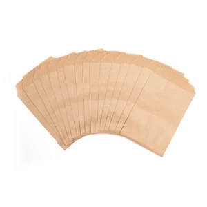 100-pack 6x8 Inches Natural Kraft Paper Bags for Bakery Cookies Treats Snacks Sandwiches Popcorn Small Gift bag 100-pack 6x8 Inches Natural Kraft Paper Bags for Bakery Cookies Treats Snacks Sandwiches Popcorn Small Gift bag