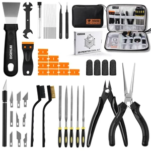 50pcs 3D Printer Toolkit and Accessories for All FDM/SLA 3D Printers Features Nozzle Care, Model Removal, Cleanup, Finish Tools, Storage Bag Compatible for Bambu Lab A1/P1S/P1P Ender 3 V3, K1/K2 50pcs 3D Printer Toolkit and Accessories for All FDM/SLA 3D Printers Features Nozzle Care, Model Removal, Cleanup, Finish Tools, Storage Bag Compatible for Bambu Lab A1/P1S/P1P Ender 3 V3, K1/K2