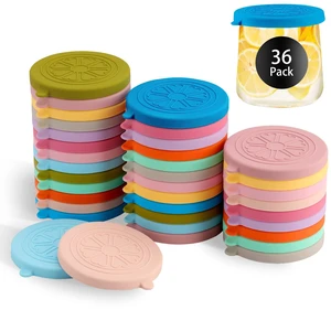 Oui Yogurt Jar Lids Silicone | 36 Pack Colorful Covers Fit For 5 Oz Oui Yogurt Glass Jars | Perfect For Oui Yogurt Bottle with Label | Lids Only | Food-Grade/Leakproof/Reusable Oui Yogurt Jar Lids Silicone | 36 Pack Colorful Covers Fit For 5 Oz Oui Yogurt Glass Jars | Perfect For Oui Yogurt Bottle with Label | Lids Only | Food-Grade/Leakproof/Reusable