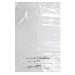 200 Count 14x20 Inch Self Seal Clear Poly Bags with Suffocation Warning for Packaging Clothing, Decorative Wrappers and More with Permanent Adhesive (1.5mil) 200 Count 14x20 Inch Self Seal Clear Poly Bags with Suffocation Warning for Packaging Clothing, Decorative Wrappers and More with Permanent Adhesive (1.5mil)