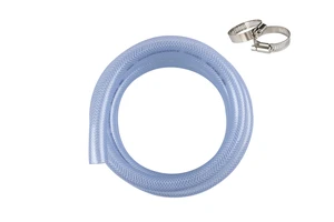 High Pressure Braided Clear Flexible PVC Tubing 3/4" ID,16.4ft High Pressure Braided Clear Flexible PVC Tubing 3/4" ID,16.4ft