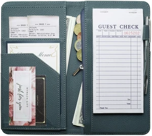 Green Server Book with Zipper Pocket and Magnetic Closure Server Booklet Waitress Book Serving Book with Money Pocket Waitstaff Organizer Fit Server Apron Waiter Book Wallet High Volume Pocket Green Server Book with Zipper Pocket and Magnetic Closure Server Booklet Waitress Book Serving Book with Money Pocket Waitstaff Organizer Fit Server Apron Waiter Book Wallet High Volume Pocket