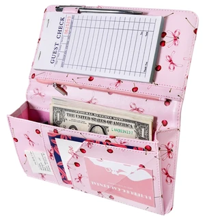 Server Book with Zipper Pocket and Magnetic Closure Server Booklet Waitress Book Serving Book with Money Pocket Waitstaff Organizer Fit Server Apron Waiter Book Wallet High Volume Pocket Pink Cherry Server Book with Zipper Pocket and Magnetic Closure Server Booklet Waitress Book Serving Book with Money Pocket Waitstaff Organizer Fit Server Apron Waiter Book Wallet High Volume Pocket Pink Cherry