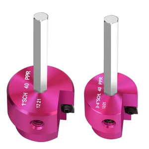 PVC Pipe Reamer 3/4 Inch & 1 Inch PVC Fitting Saver ABS Socket Saver Plastic Pipe Fitting Reamer for Plumbing Sch.40 CPVC ABS Socket Hub with 1/4-Inch Hex Shaft,Fit 1/2" Drills PVC Pipe Reamer 3/4 Inch & 1 Inch PVC Fitting Saver ABS Socket Saver Plastic Pipe Fitting Reamer for Plumbing Sch.40 CPVC ABS Socket Hub with 1/4-Inch Hex Shaft,Fit 1/2" Drills