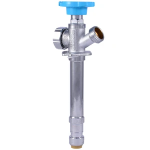 4 Inch Frost Free Sillcock, 1/2 x 3/4 Inch MHT, Push to Connect Brass Plumbing Fitting, PEX Pipe, Copper, CPVC, PE-RT, HDPE, 25743LF 4 Inch Frost Free Sillcock, 1/2 x 3/4 Inch MHT, Push to Connect Brass Plumbing Fitting, PEX Pipe, Copper, CPVC, PE-RT, HDPE, 25743LF