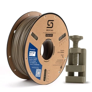 Fibreheart PET-GF 3D Printer Filament, FDE Earth, 1kg 15% Glass Fiber Reinforced, UV Resistant, High Strength, Low Moisture Absorption, for Industrial Applications Fibreheart PET-GF 3D Printer Filament, FDE Earth, 1kg 15% Glass Fiber Reinforced, UV Resistant, High Strength, Low Moisture Absorption, for Industrial Applications