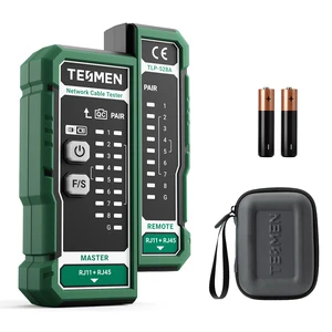 TLP-528A Network Cable Tester for RJ11 RJ45, Ethernet Wire Tester for LAN & TEL Continuity and QC Test, for CAT5/CAT6/CAT7, Suitable for Cable Maintenance and Sorting - Green TLP-528A Network Cable Tester for RJ11 RJ45, Ethernet Wire Tester for LAN & TEL Continuity and QC Test, for CAT5/CAT6/CAT7, Suitable for Cable Maintenance and Sorting - Green