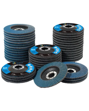 4 1/2 Inch Flap Discs 40 PCS 80 Grit T29 Zirconia Grinding Wheels Premium Angle Grinder Sanding Discs for Metal Wood Stainless Steel 4 1/2 Inch Flap Discs 40 PCS 80 Grit T29 Zirconia Grinding Wheels Premium Angle Grinder Sanding Discs for Metal Wood Stainless Steel