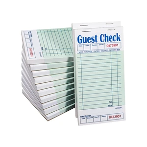 Guest Checks Server Note Pads 600 Sheets Waitress Notepad for Restaurants (12 Books) 3.5" x 6.75" Per Ticket Book Guest Checks Server Note Pads 600 Sheets Waitress Notepad for Restaurants (12 Books) 3.5" x 6.75" Per Ticket Book