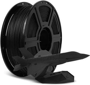 Carbon Fiber PLA Filament 1.75mm Black, Reinforced 3D Printer Filament 1kg, Lightweight & High-Strength PLA-CF Filament, Strong & Easy to Print Carbon Fiber PLA Filament 1.75mm Black, Reinforced 3D Printer Filament 1kg, Lightweight & High-Strength PLA-CF Filament, Strong & Easy to Print