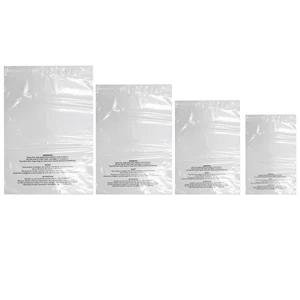 400 Count Combo Pack Warning Bags - 6x9, 8x10, 9x12, 11x14 Inch Self Seal Clear Poly Bags with Suffocation Warning with Permanent Adhesive, Strong Adhesive, Not Resealable (1.5mil) 400 Count Combo Pack Warning Bags - 6x9, 8x10, 9x12, 11x14 Inch Self Seal Clear Poly Bags with Suffocation Warning with Permanent Adhesive, Strong Adhesive, Not Resealable (1.5mil)