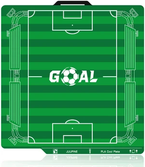 JUUPINE Goal Build Plate for Bambu Lab P2S/X2D/X1/X1C/A1/P1P/P1S PLA Cool Plate 256x256mm,Room Temp Printing Save time&Energy for Bambu Lab Build Plate with QR Code Scratch-Resistant Easy to Maintain JUUPINE Goal Build Plate for Bambu Lab P2S/X2D/X1/X1C/A1/P1P/P1S PLA Cool Plate 256x256mm,Room Temp Printing Save time&Energy for Bambu Lab Build Plate with QR Code Scratch-Resistant Easy to Maintain