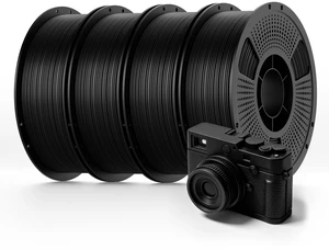 4kg Elite PLA+ Filament Bundle, High Speed PLA Plus 3D Printer Filament 1.75mm, Neatly Wound 3D Printing Filament, Individually Vacuum Packed, 1kg per Spool, Pack of 4 (Black*4) 4kg Elite PLA+ Filament Bundle, High Speed PLA Plus 3D Printer Filament 1.75mm, Neatly Wound 3D Printing Filament, Individually Vacuum Packed, 1kg per Spool, Pack of 4 (Black*4)