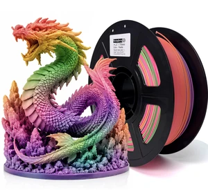PLA 3D Printer Filament 1.75mm,Matte Rainbow pla Filament,Multi Color,Net Weight 1kg(2.2lbs) PLA 3D Printer Filament 1.75mm,Matte Rainbow pla Filament,Multi Color,Net Weight 1kg(2.2lbs)