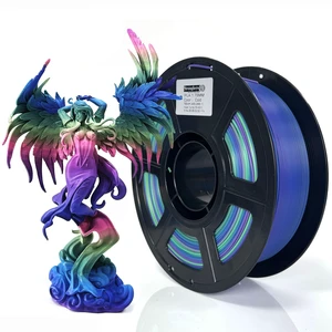 PLA 3D Printer Filament 1.75mm, Rainbow,Green Blue Purple,Pink,Multi Color,Net Weight 1kg(2.2lbs) PLA 3D Printer Filament 1.75mm, Rainbow,Green Blue Purple,Pink,Multi Color,Net Weight 1kg(2.2lbs)