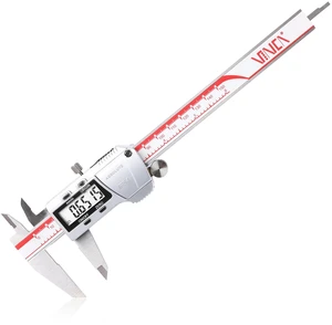 Absolute Origin IP54 Grade Digital Caliper, DCRA-0605 0-6 Inch/150mm, Inch/Metric Conversion, Stainless Steel, Full Metal Case, Large LCD Screen Absolute Origin IP54 Grade Digital Caliper, DCRA-0605 0-6 Inch/150mm, Inch/Metric Conversion, Stainless Steel, Full Metal Case, Large LCD Screen